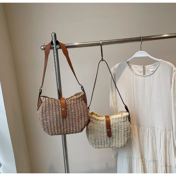 Fashion Casual Simple Crossbody Woven Bag Hanzuva