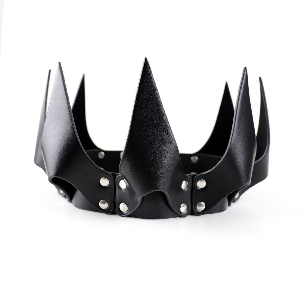 Creative Leather Crown Decoration Party Headgear
