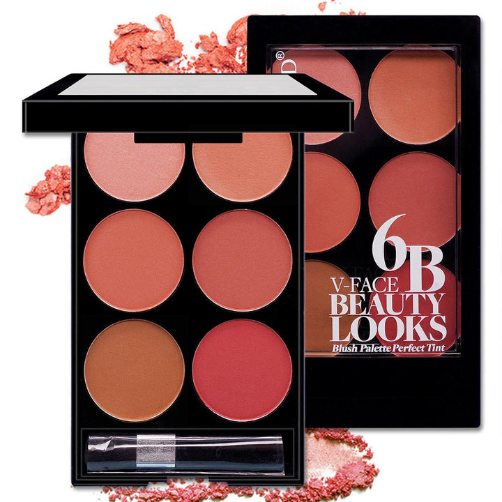 Make-up Multi-color Boutique Domestic Product Six-color Blush Repair Makeup Hanzuva