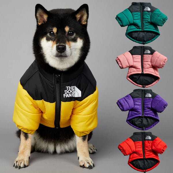 Windproof And Rainproof Dog Winter Warm Pet Cotton-padded Clothes Hanzuva