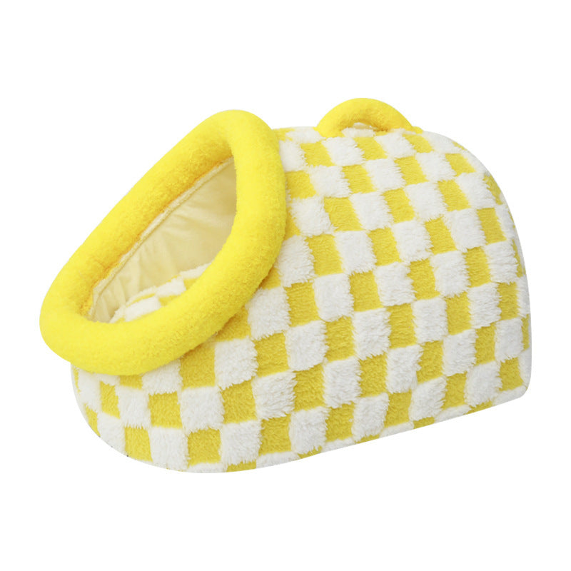 Four Seasons Universal Semi-enclosed Dog House Pet Bed Thick Warm