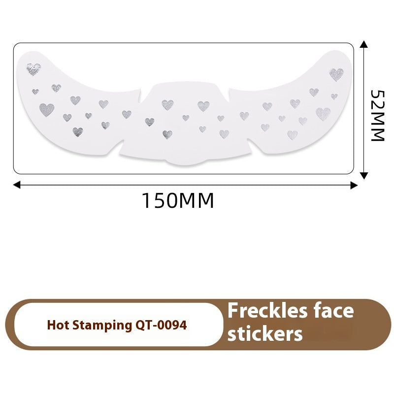 Freckle Tattoo Sticker Hot Gold And Silver