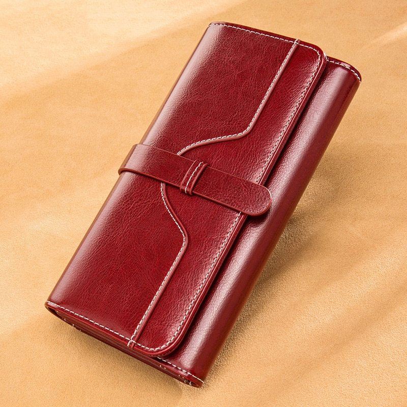 Large capacity leather hand bag Hanzuva