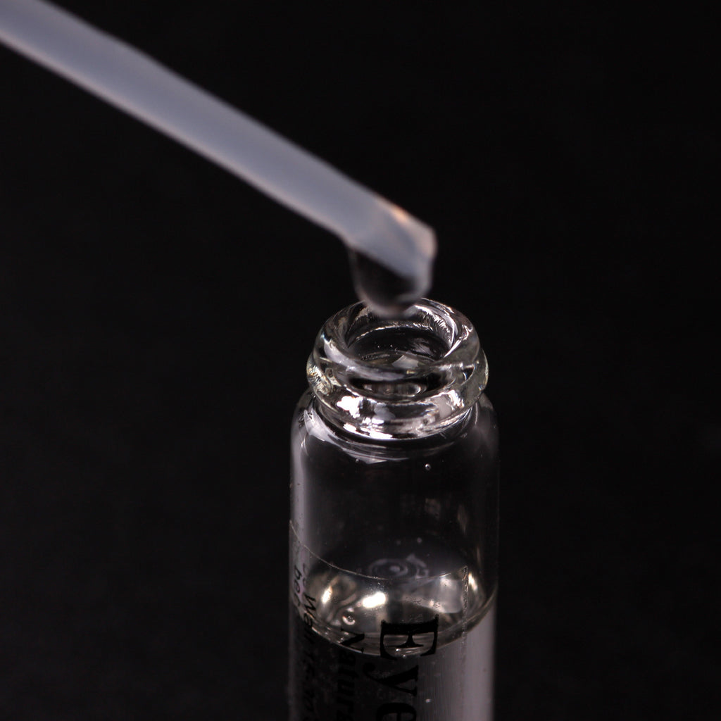 Glass tube eyelash glue