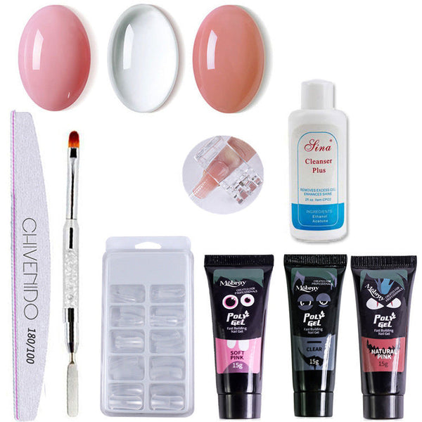 Nail Art Solid Extension Glue Set Hanzuva