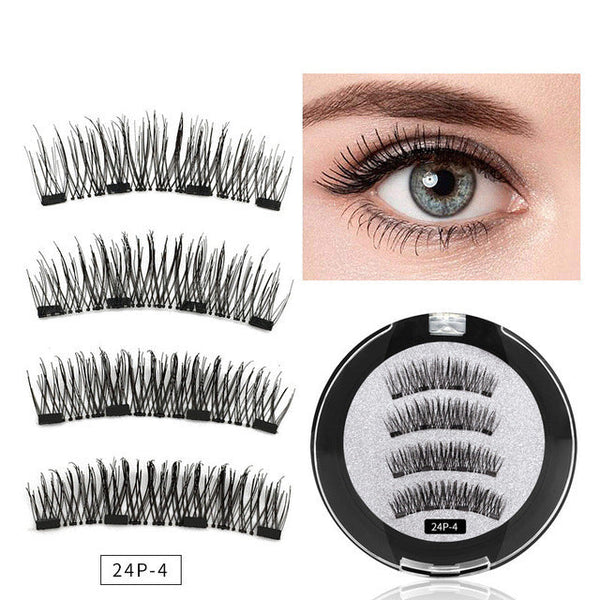 Four magnet magnet false eyelashes Hanzuva