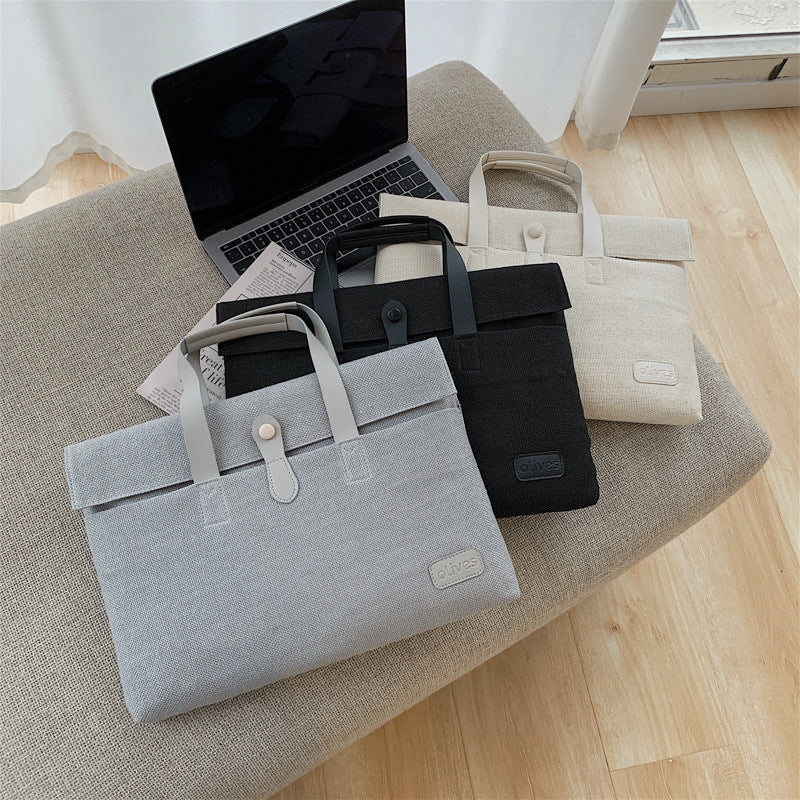 Women's Casual Fashion Solid Color Canvas Tote Bag