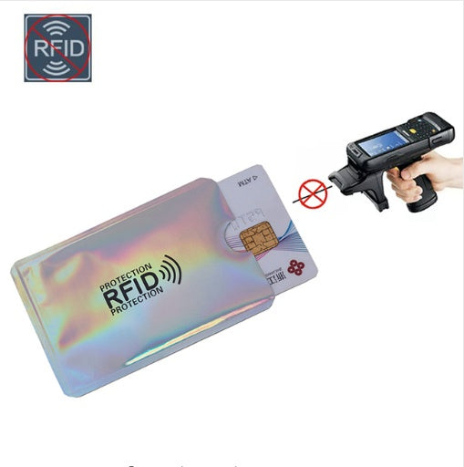 NFC card sets anti-magnetic anti-theft brush bank card sets security shielding signal anti-theft RFID flash payment tin foil card sets Hanzuva