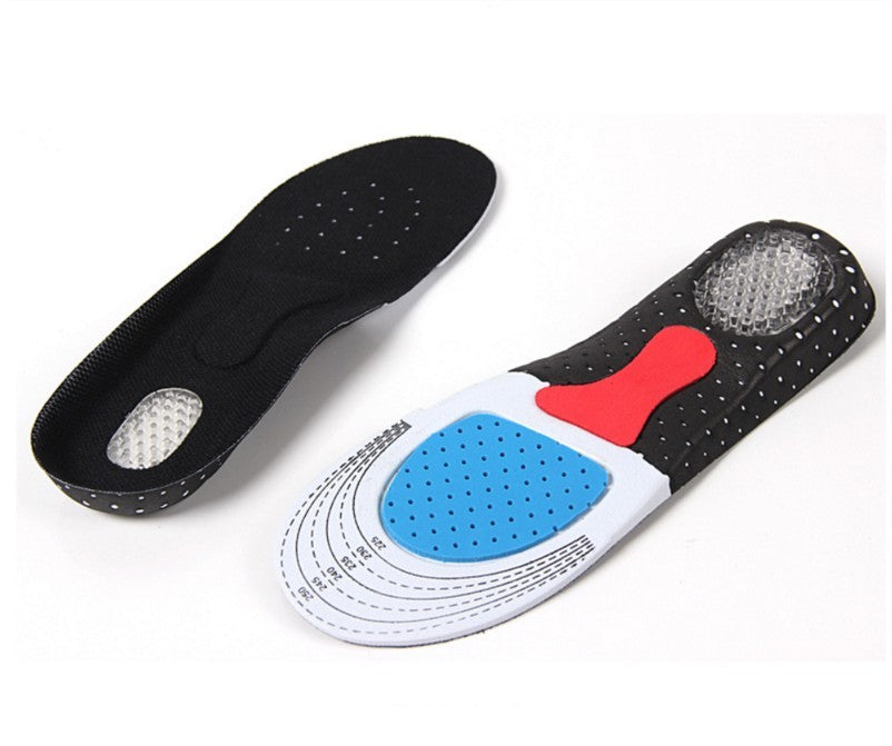 Motor insole breathable shock absorption EVA thickening heel.