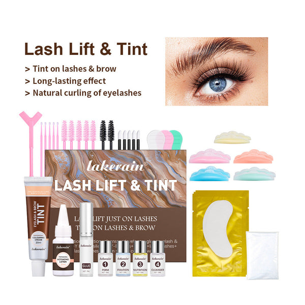 Hot Dyeing Two-in-one Eyelash Eyebrow Cream Suit Hanzuva