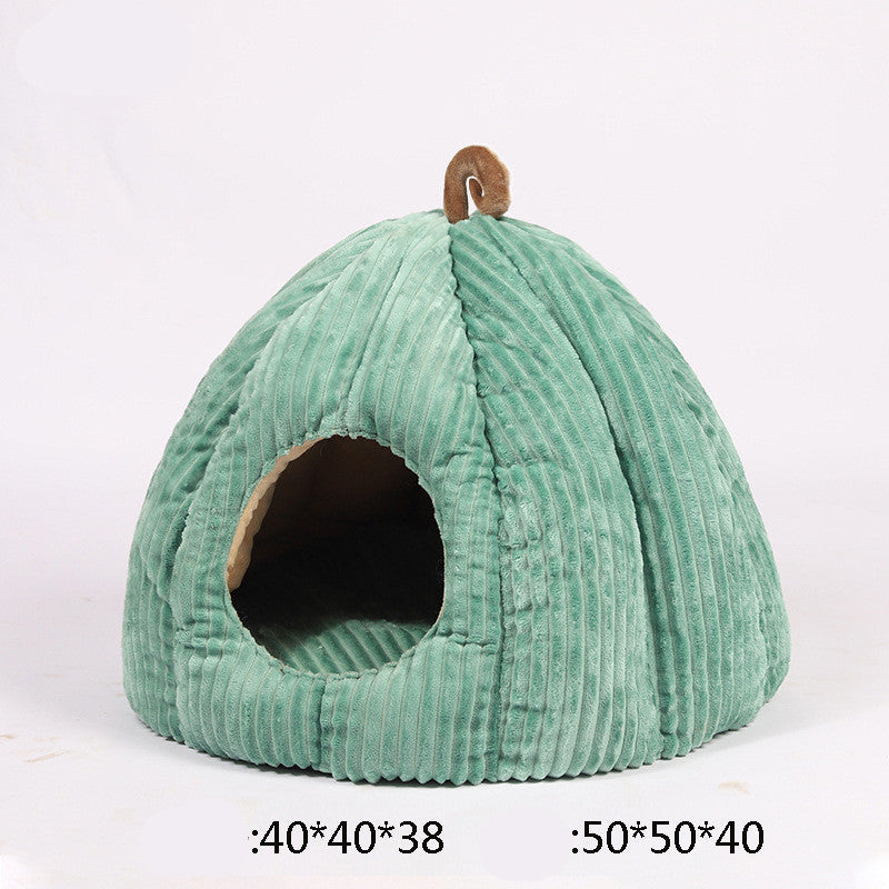 Deep Sleep Large Removable And Washable Pumpkin Cat Litter