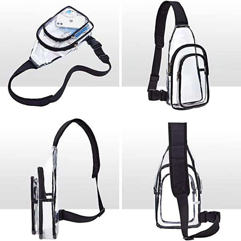 Fashion Personality PVC Transparent Single-shoulder Bag