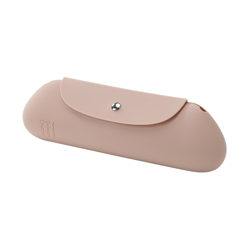 Silicone Storage Beauty Bag Dustproof Makeup Brush Tool