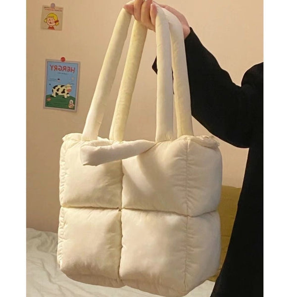 Women's Down Bag Shoulder Handbag Hanzuva