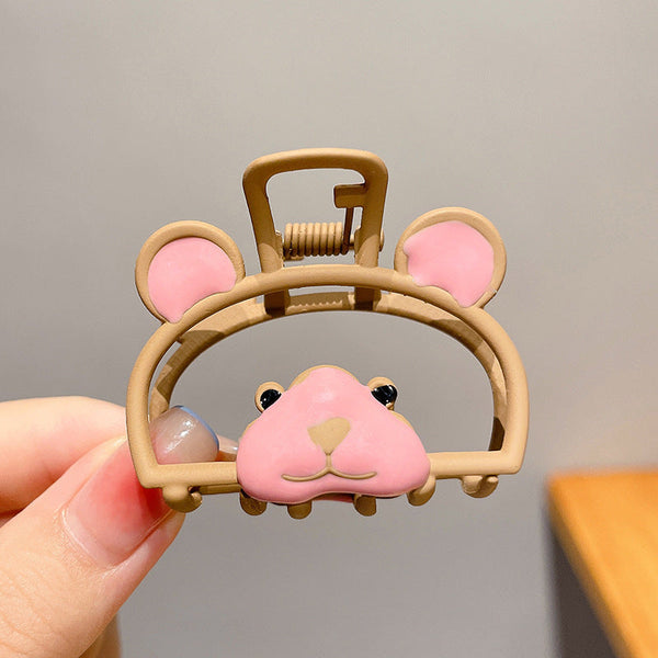Cartoon Cute Bear Cat Grip Hollow Out Hanzuva