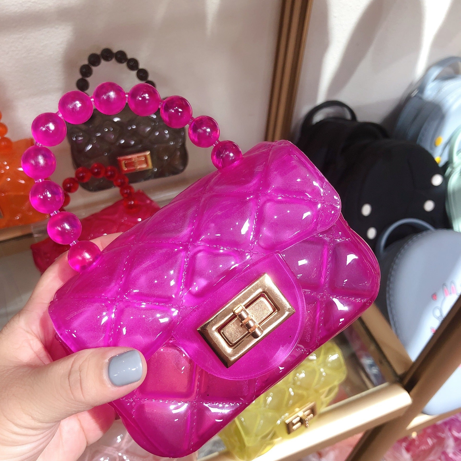 All-match Diamond Chain Transparent Jelly Pack