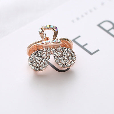 Small Pearl Rhinestone Clamp