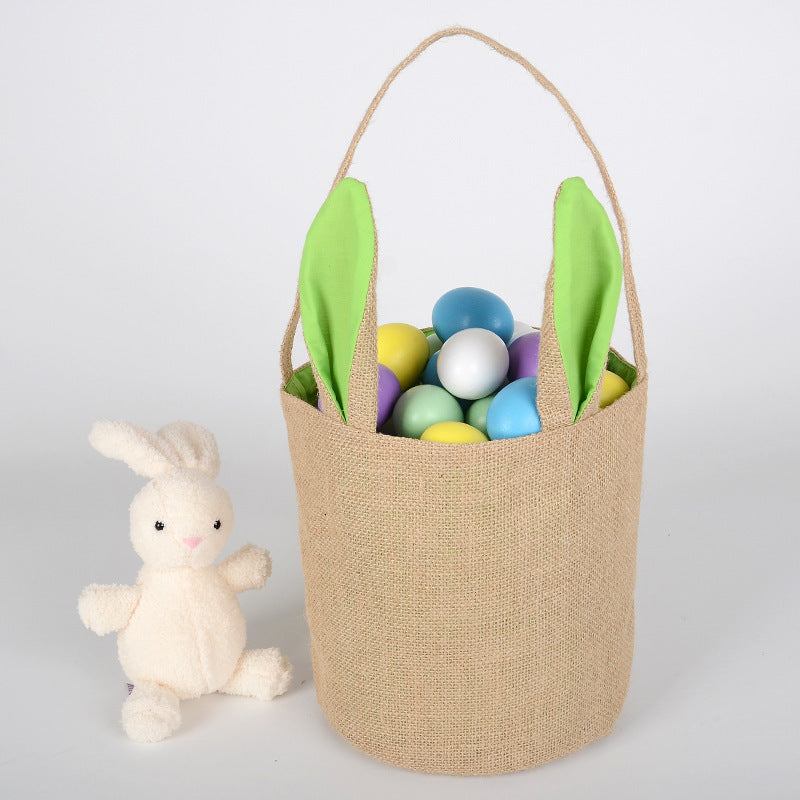 Easter Basket  DIY Candy Gift Bag Easter Bunny Ear Bag Hanzuva