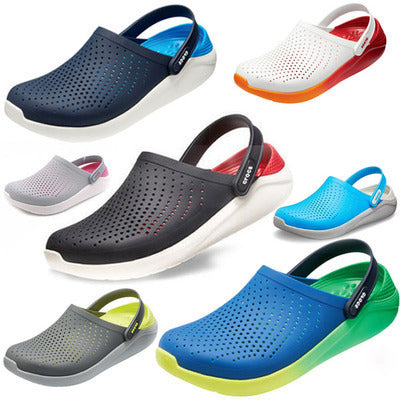 Men's and women's hole shoes, large size beach shoes
