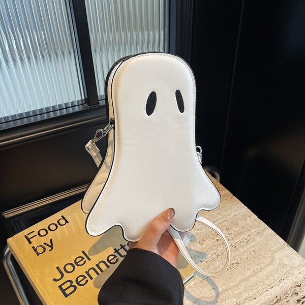 Women's Halloween Ghost Kid Messenger Bag Hanzuva