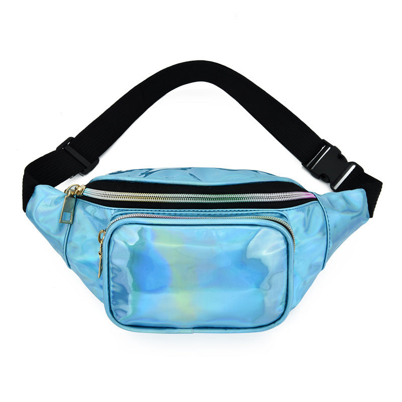PU Laser Waist Bag Women's Sports Leisure