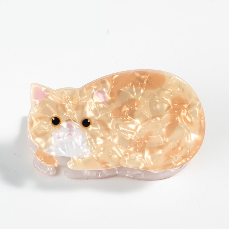Cat Cartoon Print Grip Jewelry Headdress Barrettes
