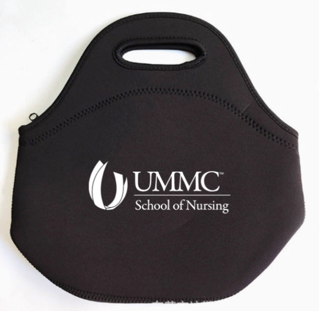 Neoprene White Lunch Bag DIY Graffiti