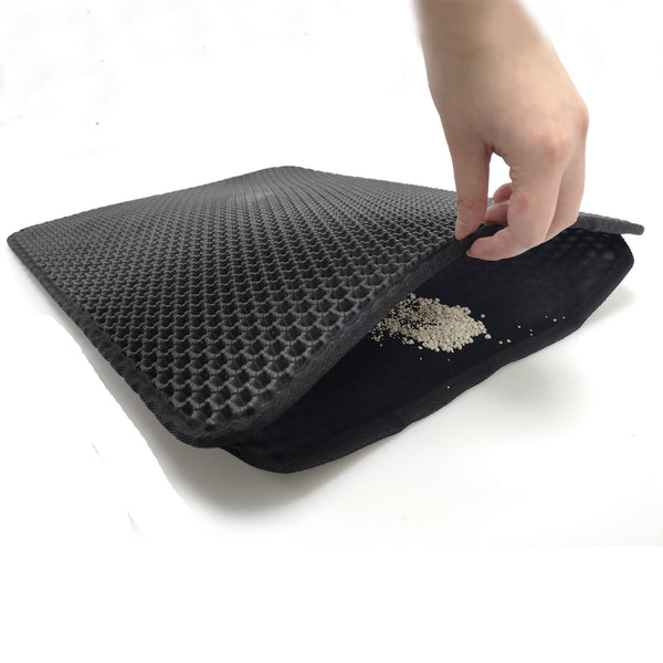 EVA Pet Cat Dog Double-layer Washable Cat Litter Mat Hanzuva