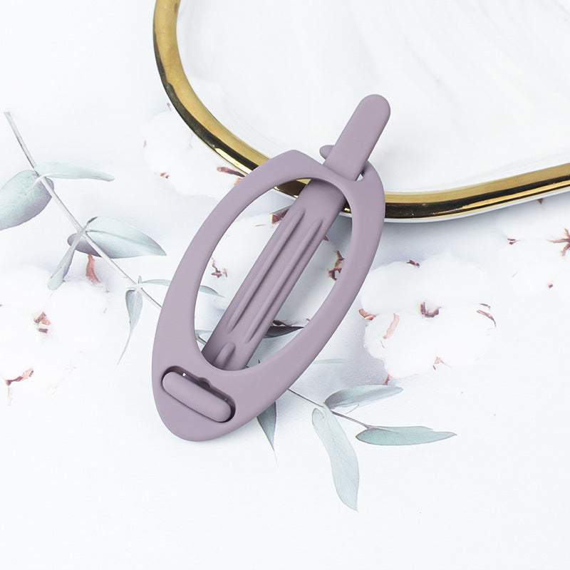 Simple Retro Hair Band Oval Barrettes