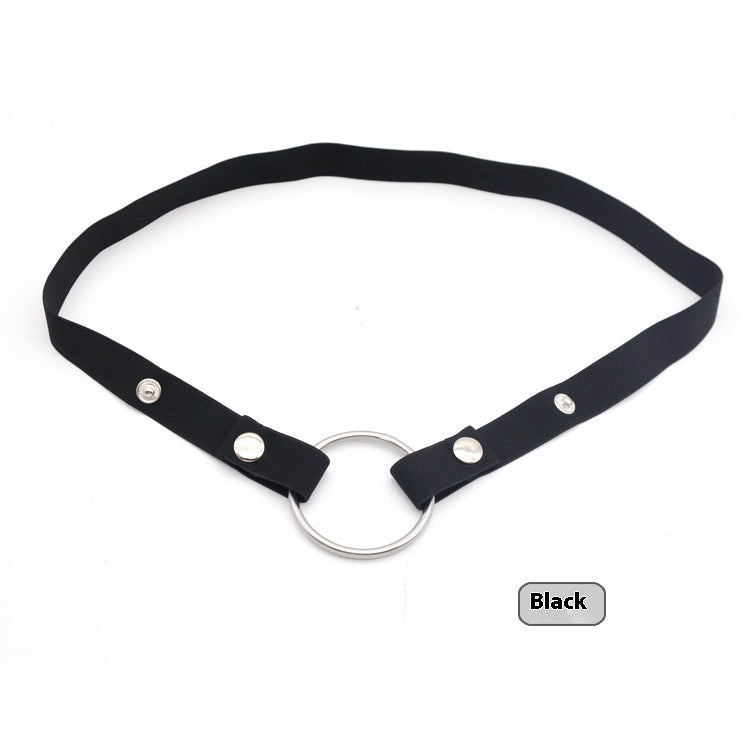 Men's Chastity Cage Auxiliary Strap Elastic Anti-fall