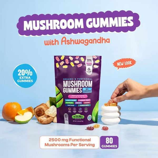 Mushroom Soft Candy Dietary Supplement Vegetarian Nutrition Hanzuva
