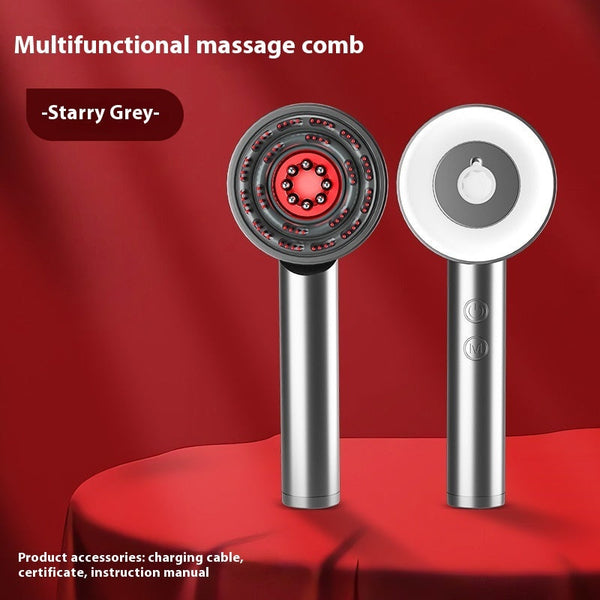 Plastic Scalp Massage Comb Red Light Hair Growth Device Hanzuva