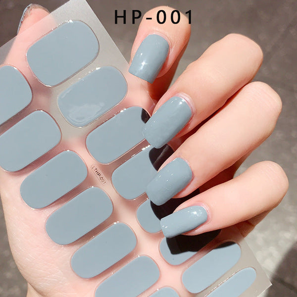 Waterproof And Durable Second Generation Semi-cured UV Nail Beauty Stickers Hanzuva