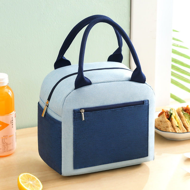 Aluminum Foil Thickening Waterproof Color Matching Lunch Insulation Bag