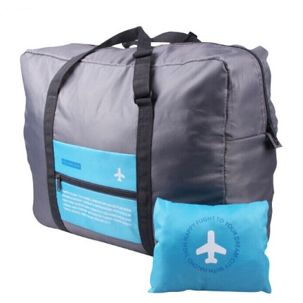 Large Capacity Foldable Travel Bag Nylon Waterproof Gym Duffel Bag Folding Traveling Clothes Storage Organizer Hanzuva