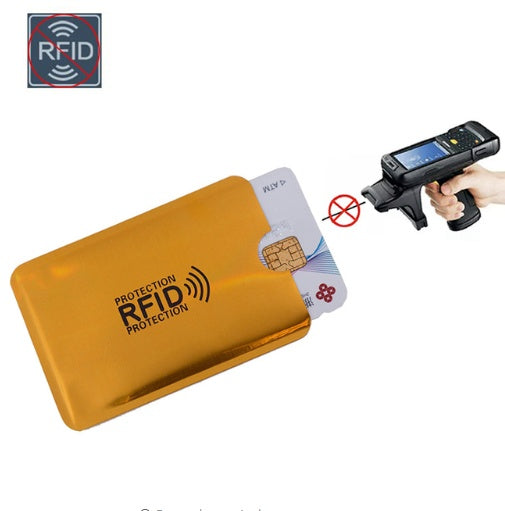 NFC card sets anti-magnetic anti-theft brush bank card sets security shielding signal anti-theft RFID flash payment tin foil card sets Hanzuva