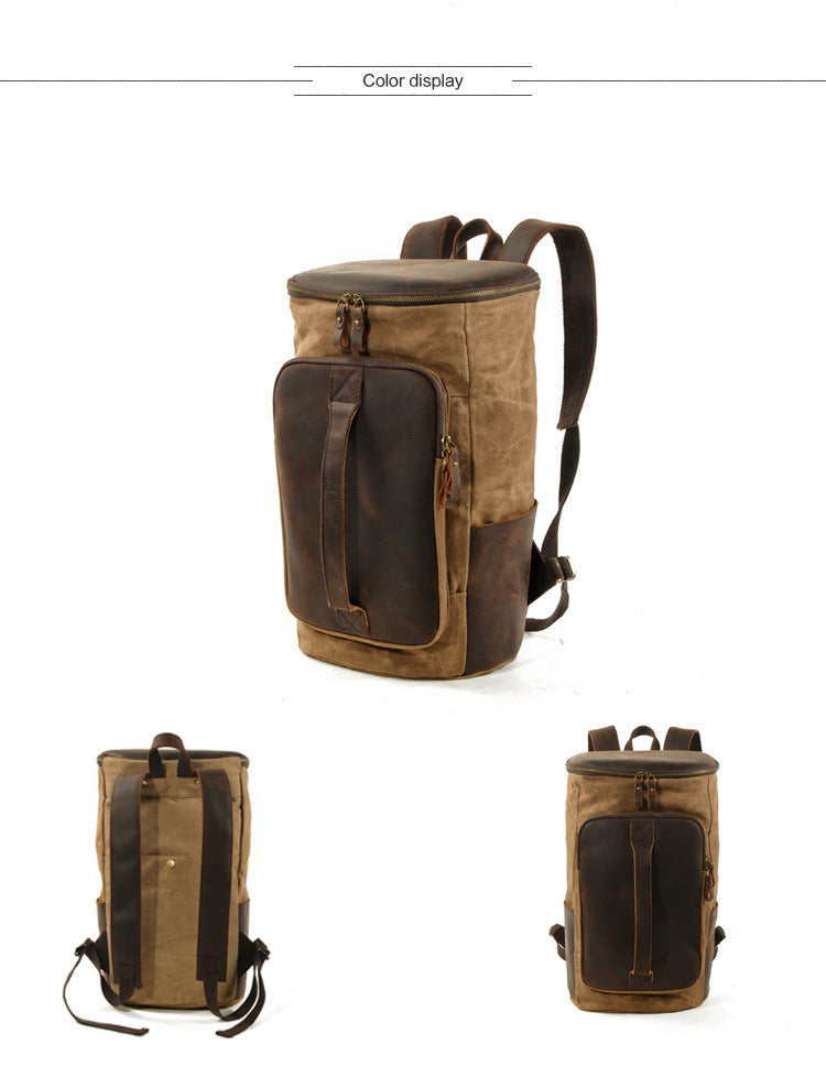 Men's canvas shoulder bag