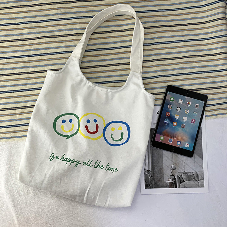 Hyuna Flower Canvas Bag with the Same Paragraph Hanzuva
