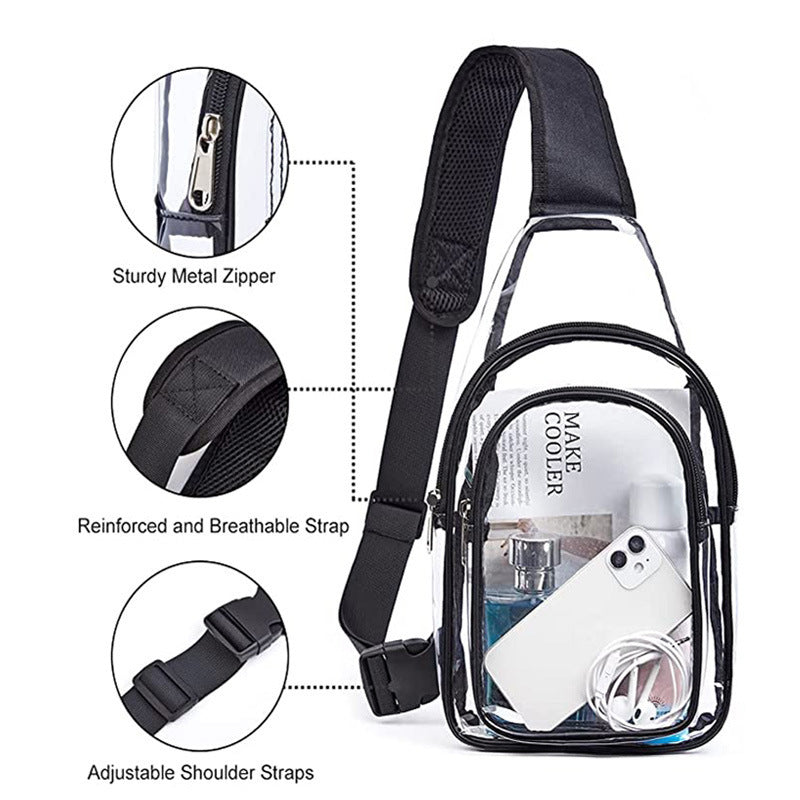 Fashion Personality PVC Transparent Single-shoulder Bag