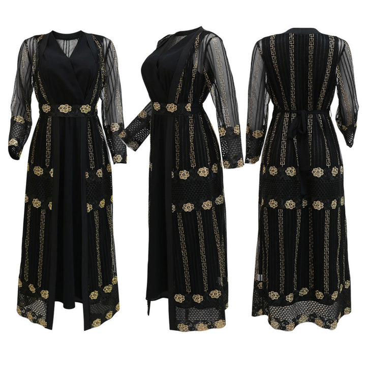 Vest Dress Kraft Tan Dress Suit Hanzuva