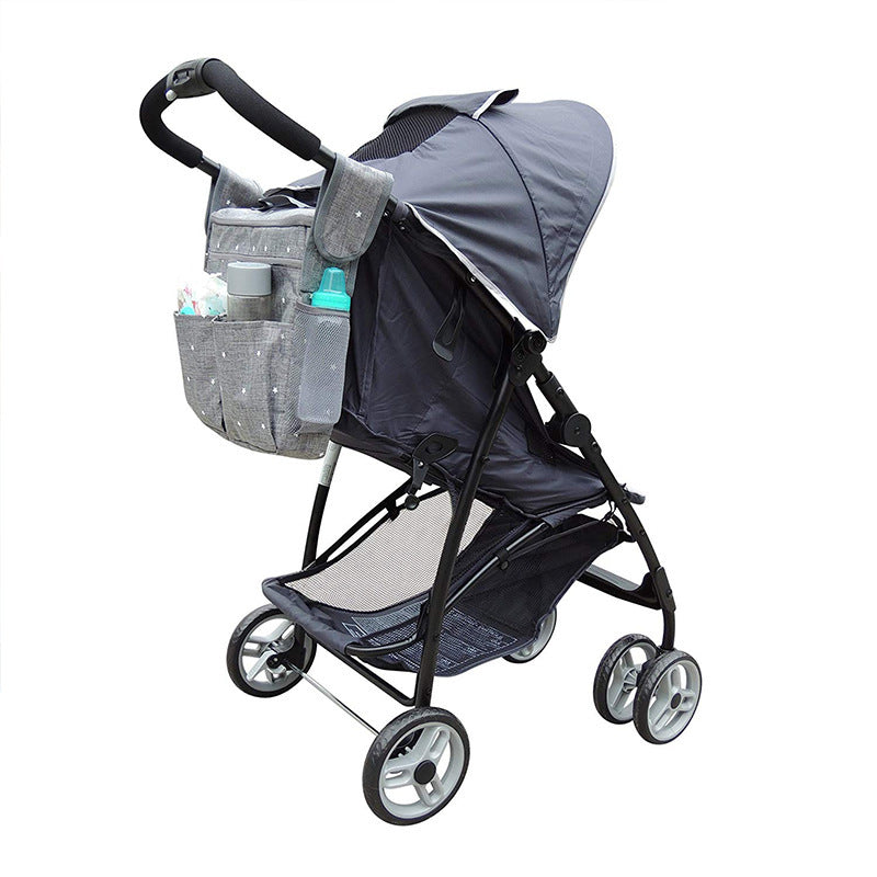 Double shoulder large capacity mommy bag Hanzuva