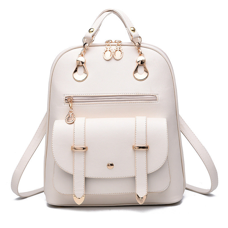 Female bag fashion PU leather dual-use backpack Hanzuva