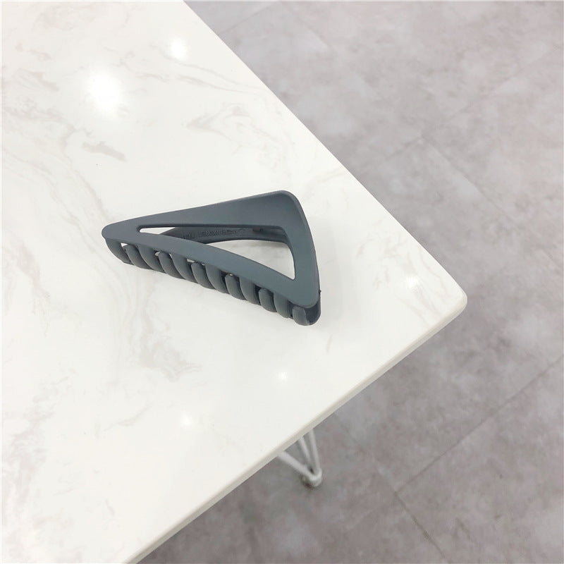 Retro ins wind frosted texture color plastic hairpin new