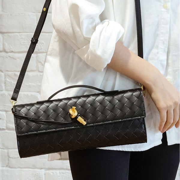 Woven Bag Shoulder Fashion Clutch Crossbody Bag Hanzuva
