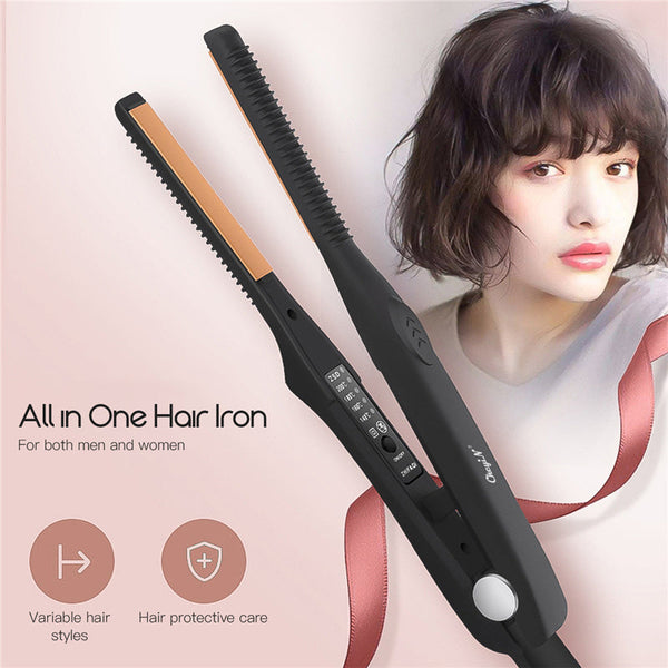 Professional flat iron ceramic hair straightener Hanzuva