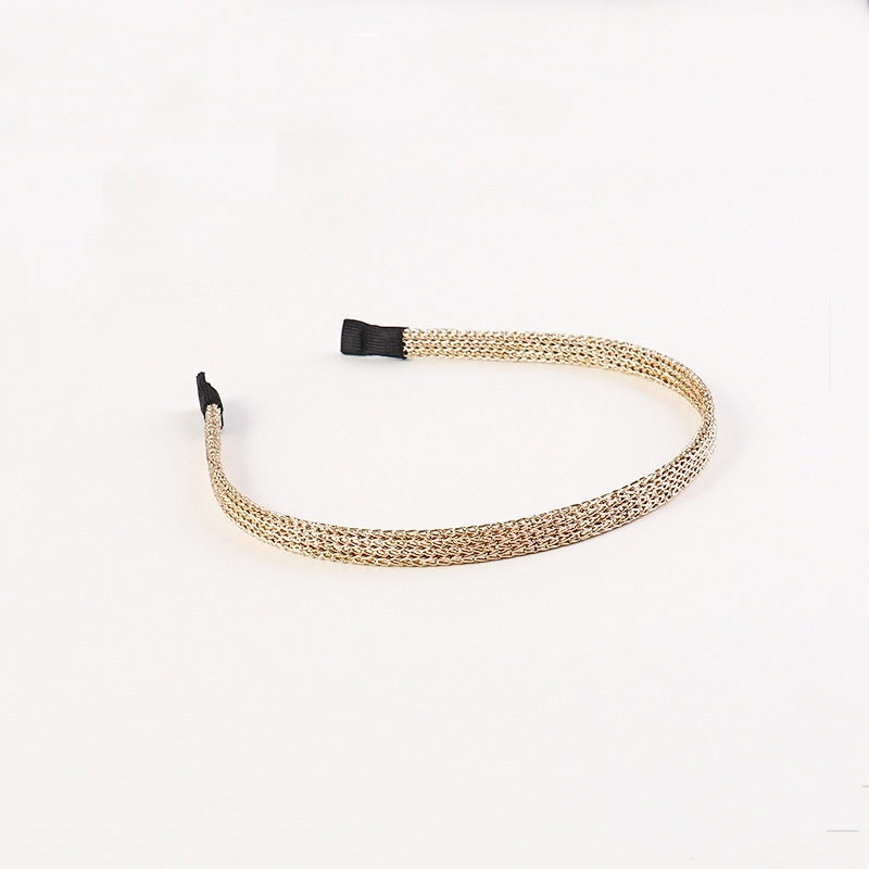 Big Chain Alloy Headband Simple Headband All-match
