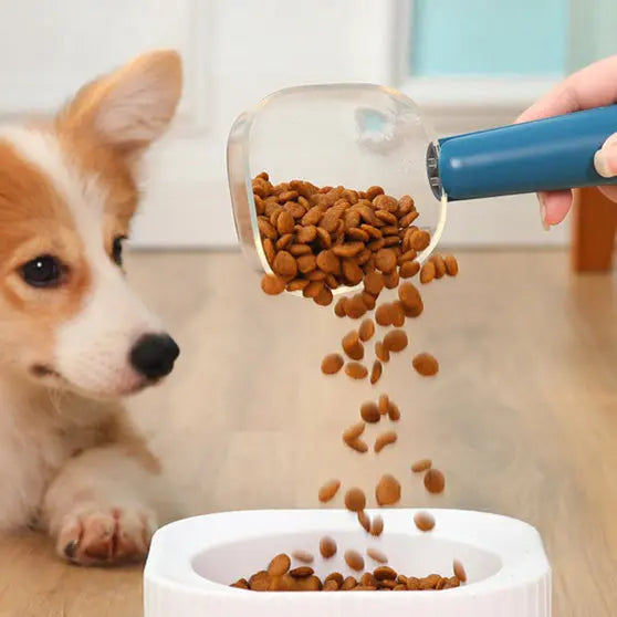 Universal Spoon Transparent Scale Dog Food Bag Clip Cat Pet Supplies Hanzuva