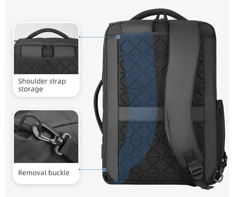 Backpack men's USB charging computer bag