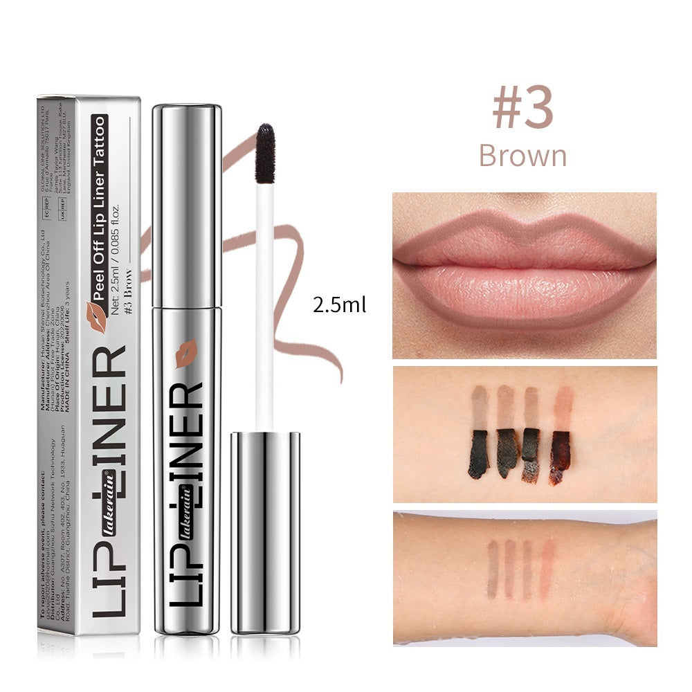 Nonstick Cup Long-lasting Stripping Tear And Pull Lip Liner Not Smudge Pen