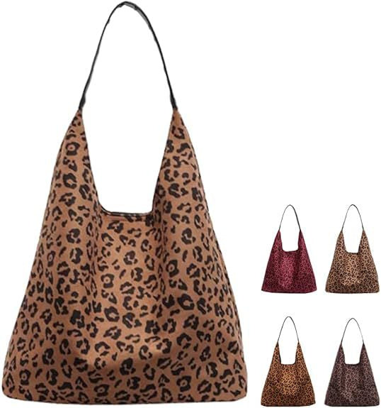 Retro Soft Suede Large Capacity Shoulder Bag